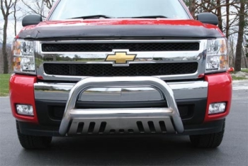 TrailFX Chevy Silverado 3 Polished Stainless Steel Bull Bar - ID: 191