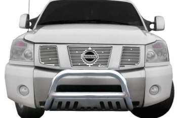 TrailFX Nissan Titan 3 Polished Stainless Steel Bull Bar - ID: 197