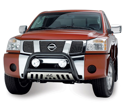 TrailFX Nissan Titan 3 Polished Stainless Steel Bull Bar - ID: 197